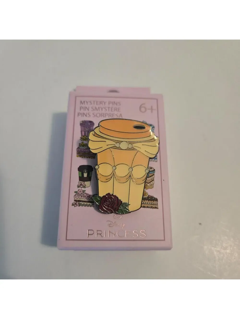Disney Princess Coffee Cup Enamel Pin Belle